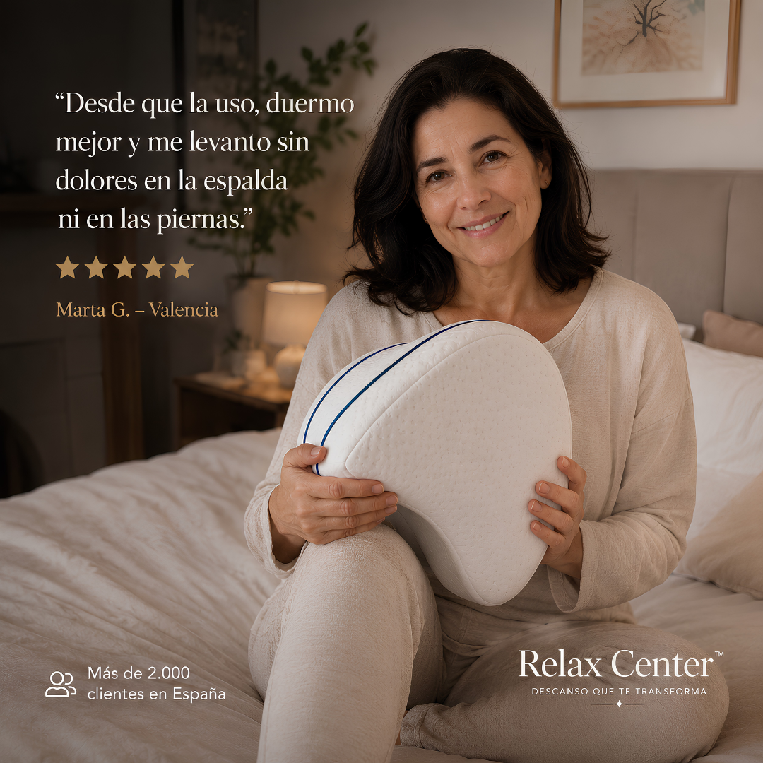 Almohada Ergonómica para Piernas y Espalda. Relax Pillow™
