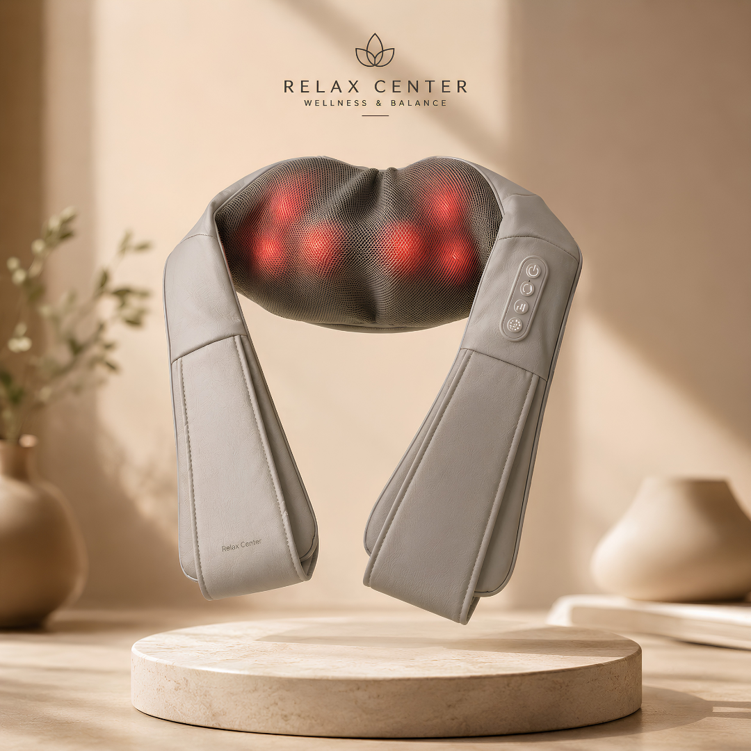 Masajeador Cervical Recargable con Calor Infrarrojo